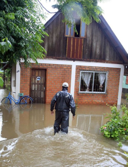 Inundaciones en Santa Catarina