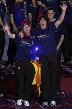 El Barça concluye las celebraciones del triplete