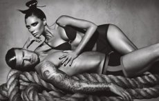 Los Beckham, semidesnudos una vez más
