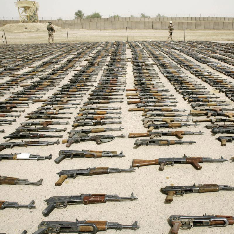 EEUU, a la cabeza de la lista de los principales pa�ses vendedores de armas
