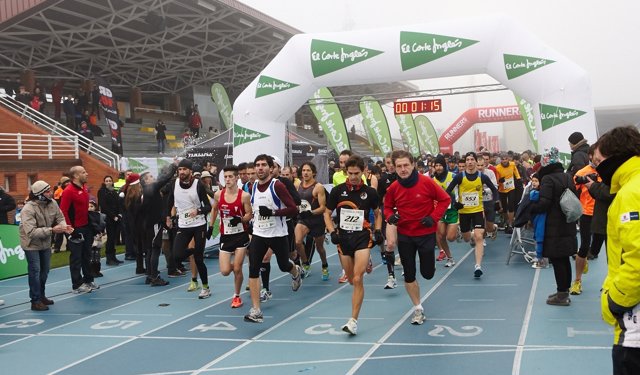 Más de 1 700 corredores en la San Silvestre donde también ha