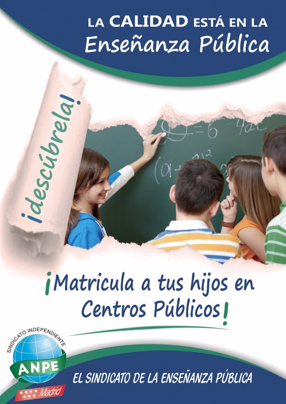 ANPE relanza su campaña para fomentar la matriculación de escolares en