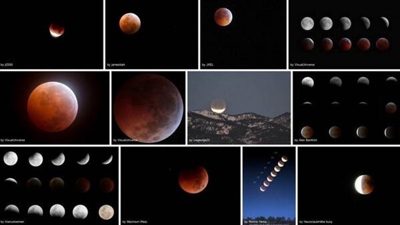 La NASA recopila imágenes en Flickr de la 'luna de sangre'