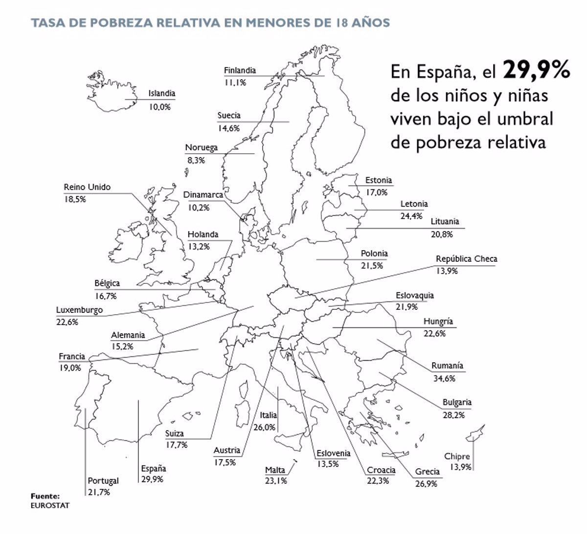 Los Mapas De La Pobreza Infantil En Europa