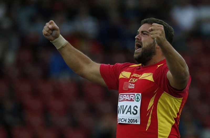 Borja Vivas se cuelga la plata en peso Borja Vivas se cuelga la plata en peso