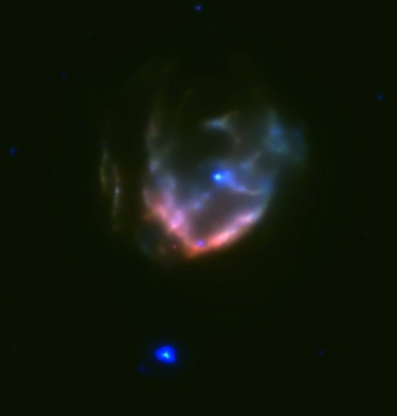 Resultado de imagen de El Hubble capta una estrella de neutrones