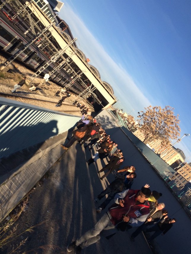 Desalojo en Atocha