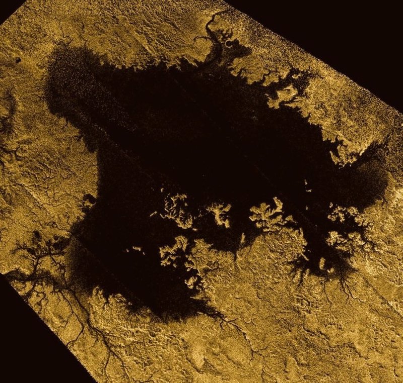 Resultado de imagen de Mares de metano en TitÃ¡n