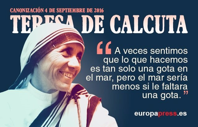 10 Frases De La Madre Teresa De Calcuta