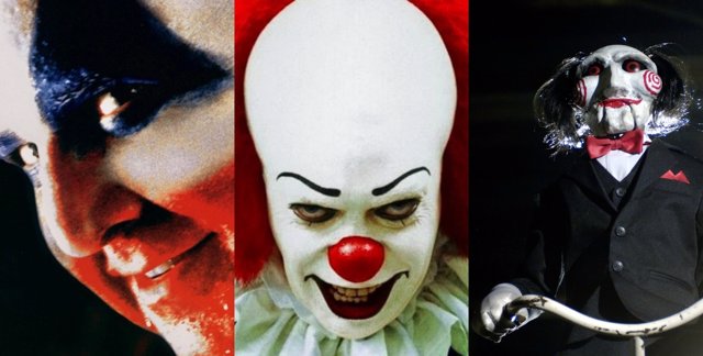 Halloween Los 10 payasos de película más terroríficos