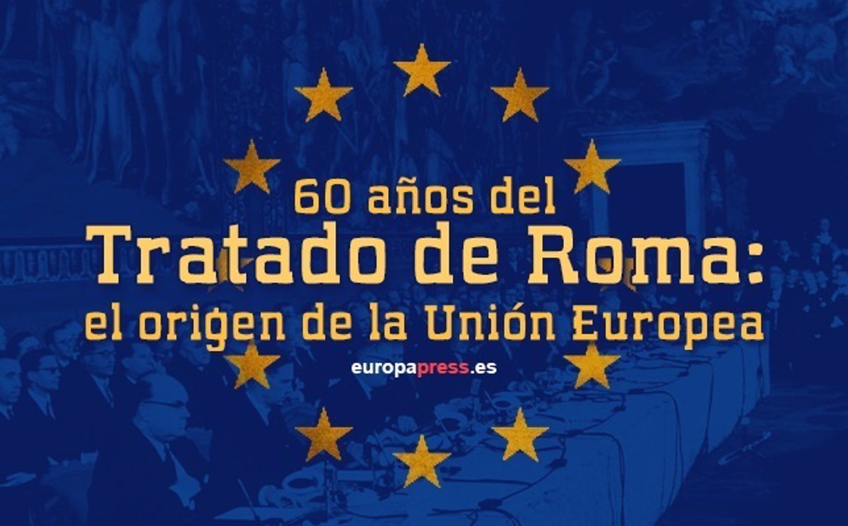 A Os Del Tratado De Roma El Origen De La Uni N Europea