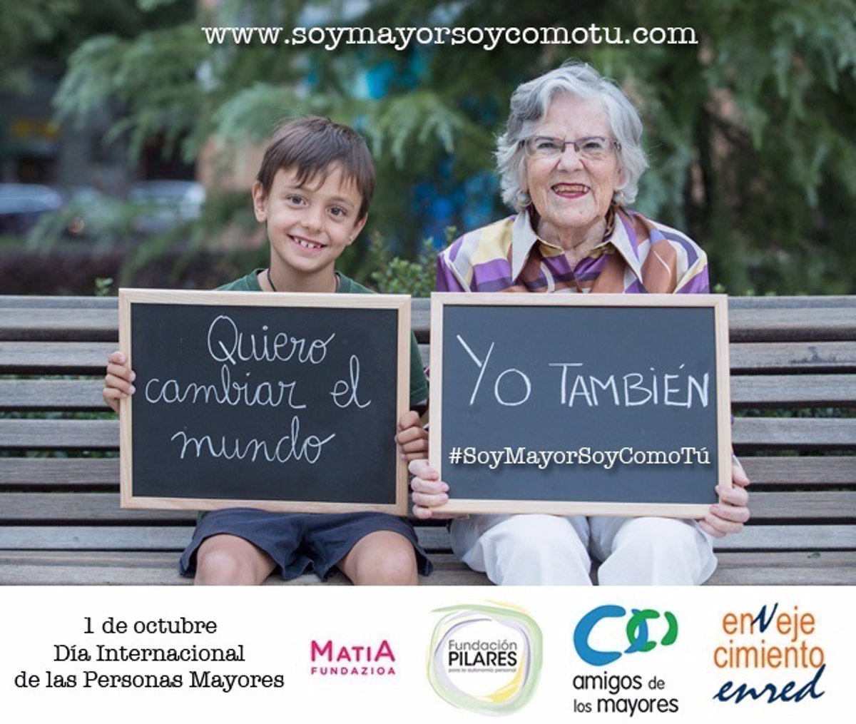 SoyMayorSoyComoTú la campaña para reivindicar el papel activo de los