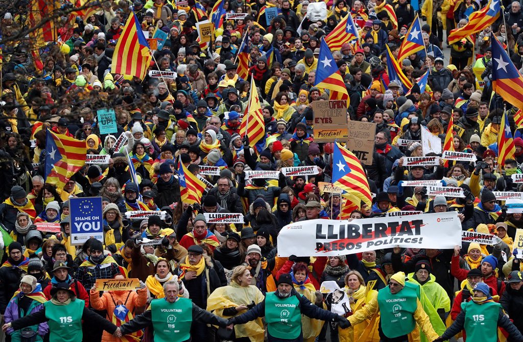 Fotos Y V Deos De La Manifestaci N Independentista En Bruselas