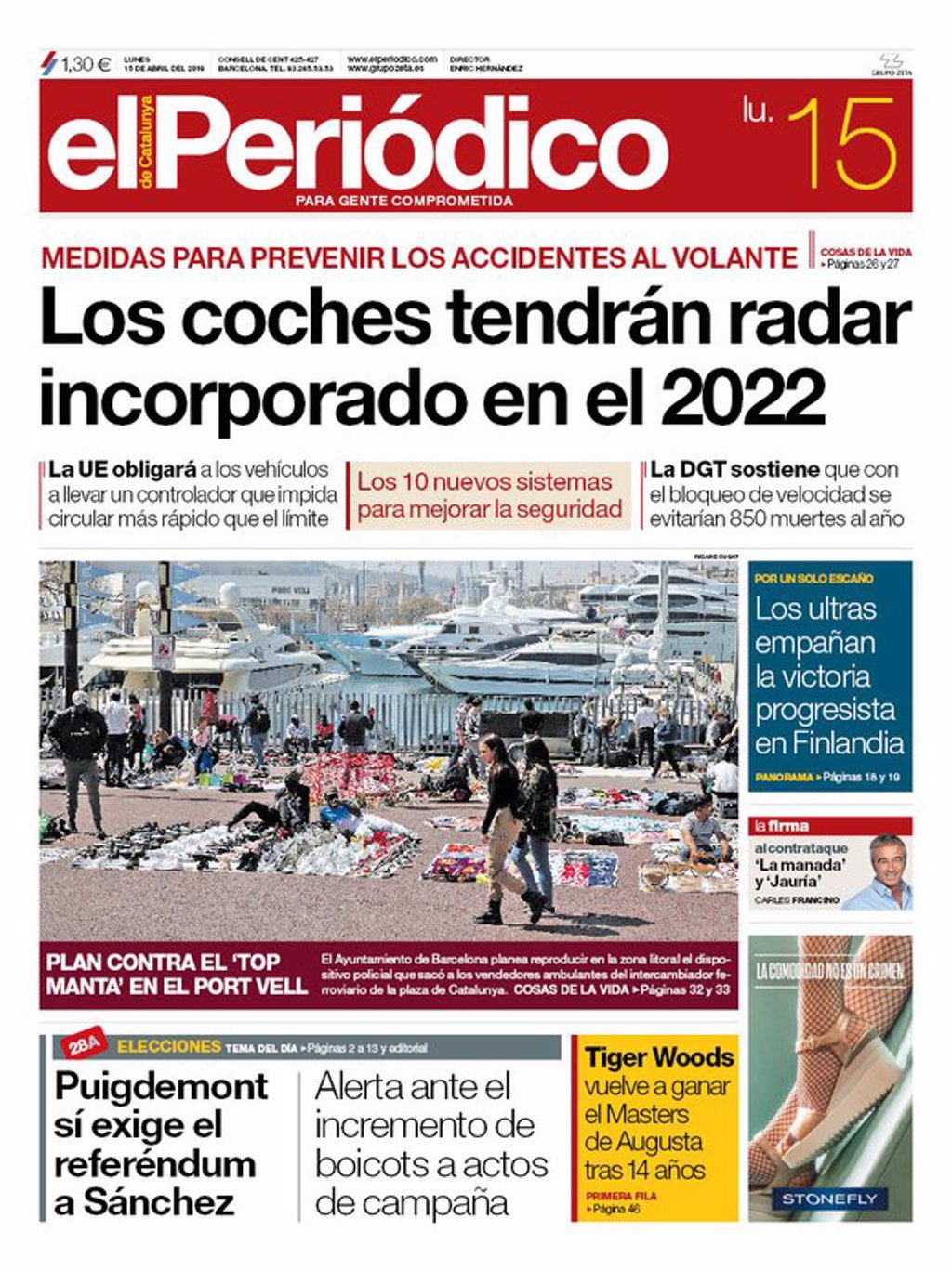 Las Portadas De Los Peri Dicos Del Lunes De Abril De