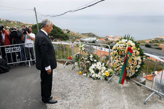 El Presidente De Portugal Rinde Homenaje A Las V Ctimas Del Accidente