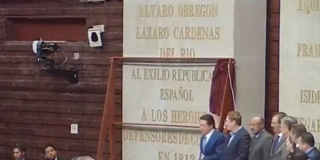 El Congreso mexicano conmemora el 80º aniversario de la llegada del