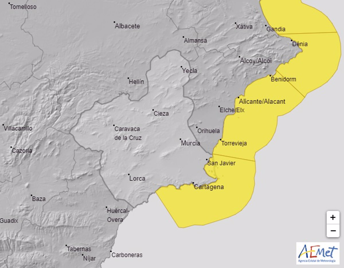 Meteorolog A Activa El Aviso Amarillo Por Temporal En Toda La Costa