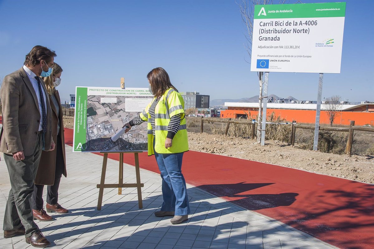 La Junta avanza en las obras de construcción de un nuevo carril bici