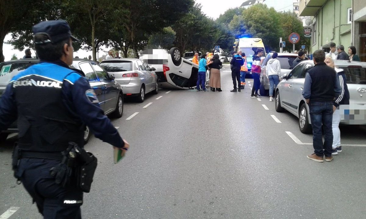 Investigan En Lugo A Una Conductora Ebria Que Choc Con Cinco Coches