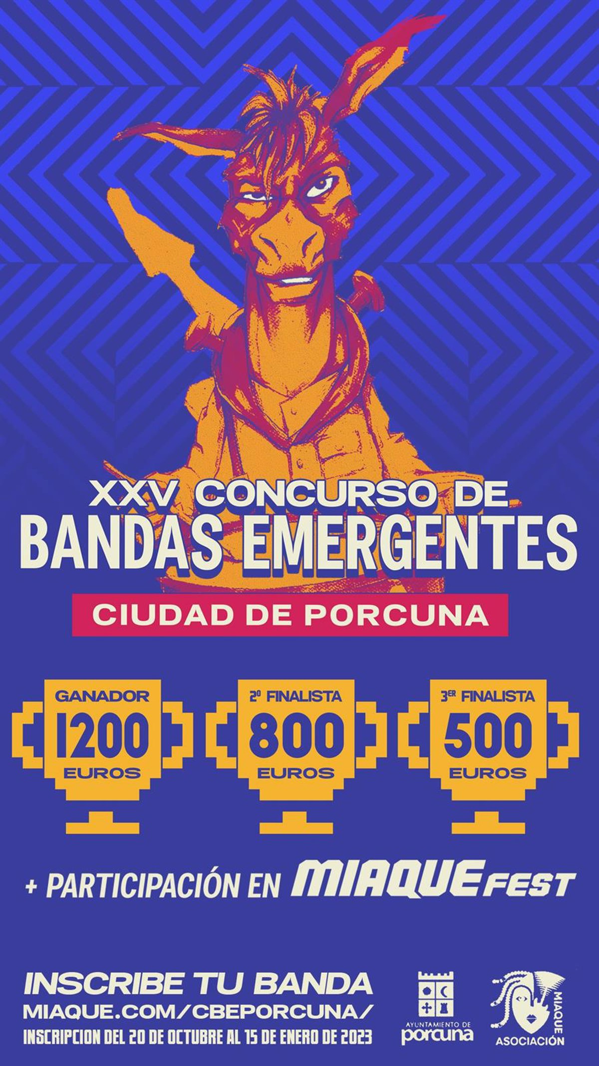 Convocado el XXV Concurso de Bandas Emergentes Ciudad de Porcuna Jaén