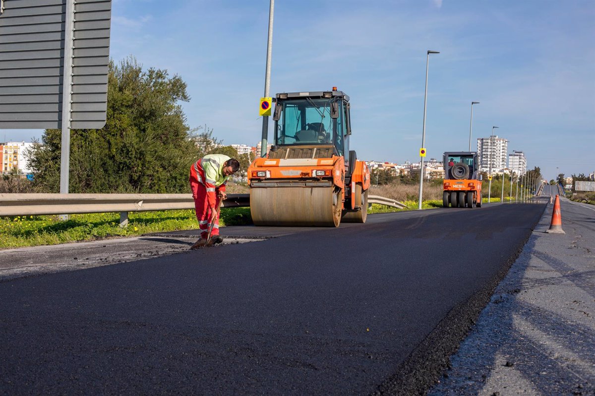 Las Obras Del Plan De Asfaltado Del Ayuntamiento De Huelva Contin An