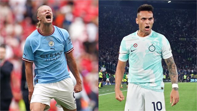 Haaland Vs Lautaro Duelo En La Lite Del Gol