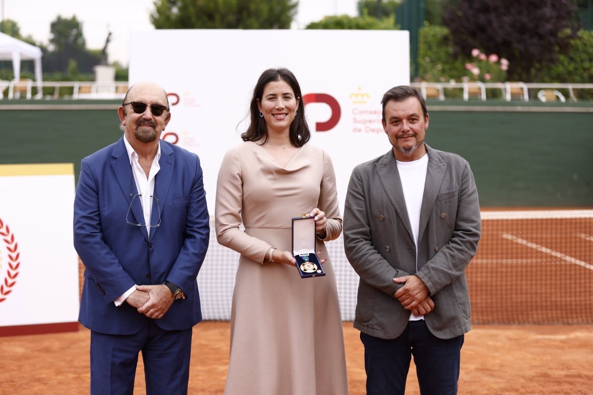 Garbiñe Muguruza recibe la medalla de oro de la Real Orden del Mérito