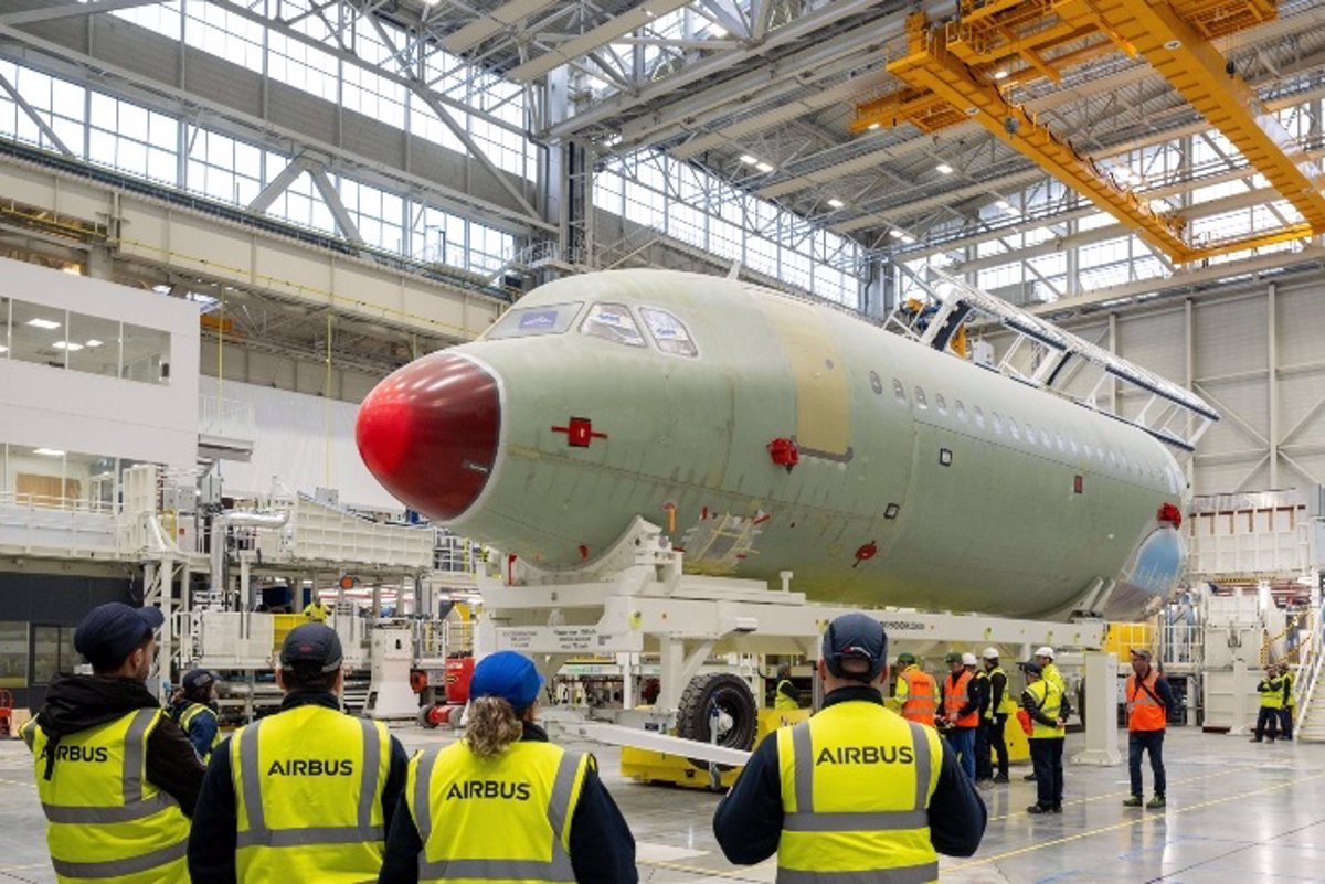 Airbus Inaugura La Nueva L Nea De Montaje Final De La Familia De