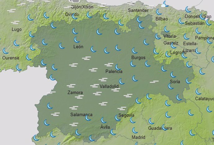 Ávila Salamanca Segovia Valladolid y Zamora estarán este jueves en