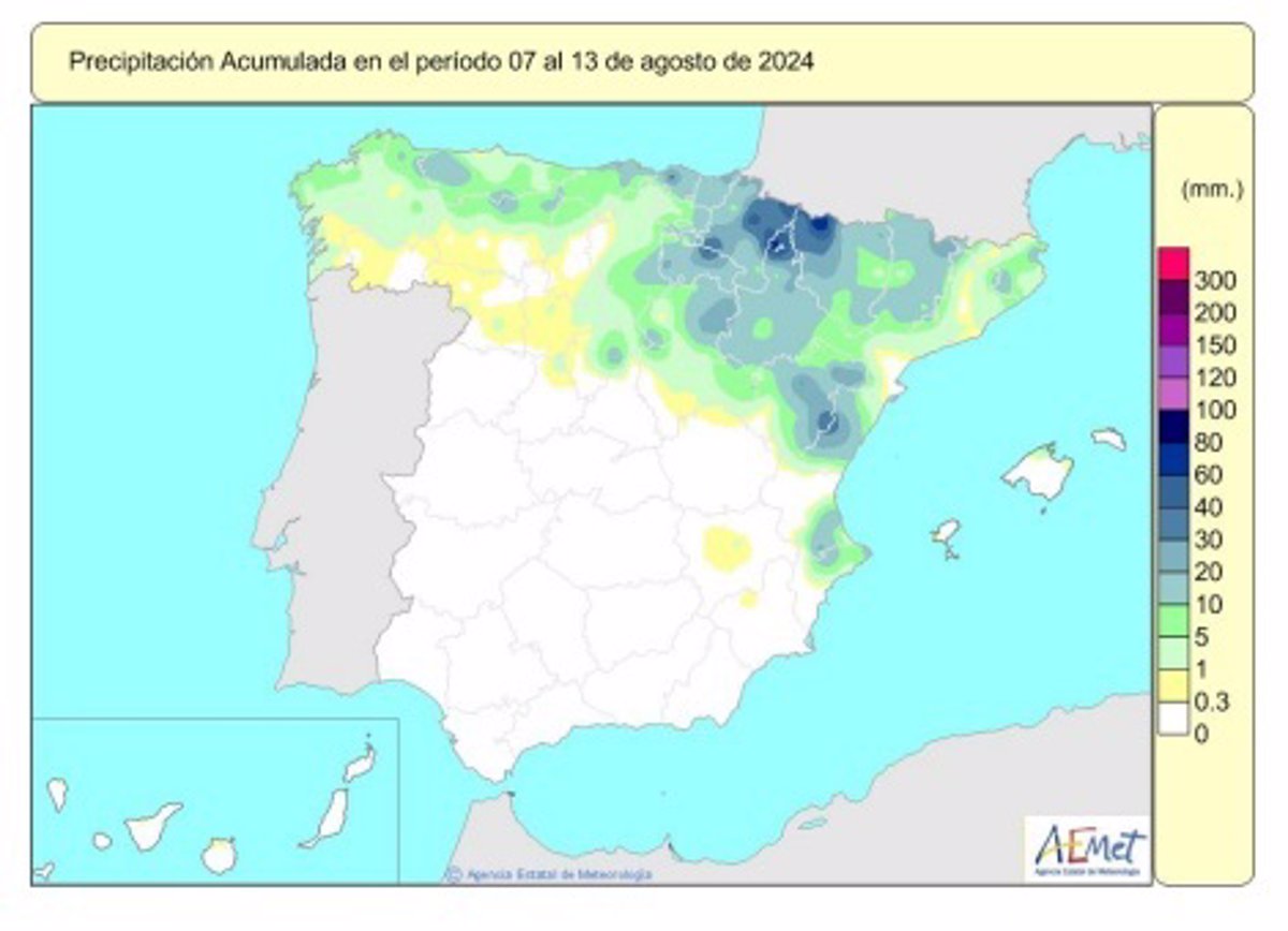 Las Lluvias Acumuladas Desde Octubre Se Mantienen Un 4 Por Encima De