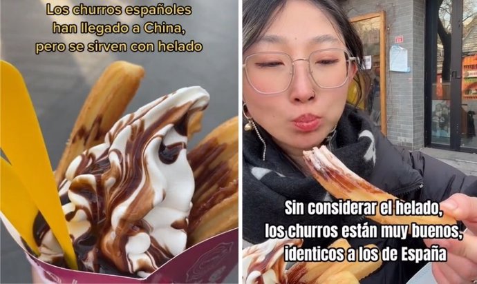 Asi Tica En Madrid Prueba Por Primera Vez Churros Con Helado En Pek N