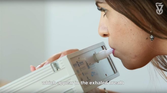 Dispositivo identifica 17 enfermedades a través del aliento 