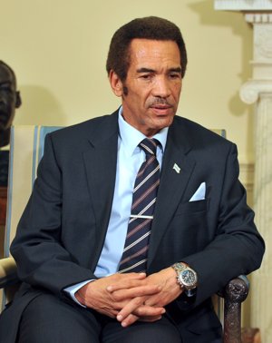 Ian Khama, Presidente de Botswana