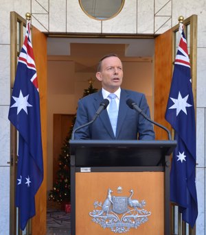 Tony Abbott, Primer Ministro de Australia