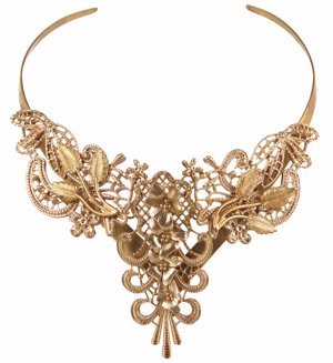 Collar dorado de MIBHÜB