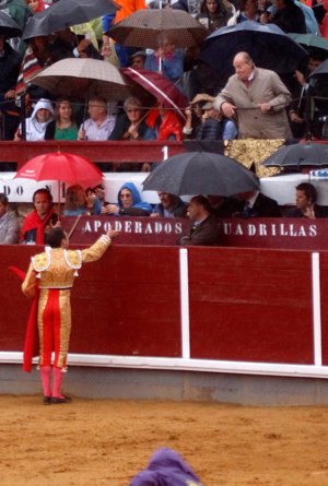 El Rey Don Juan Carlos, invitado de excepción en los toros de Brihuega