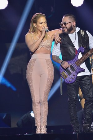 Jennifer Lopez durante los Premios Billboard de la Música Latina celebrados en Miami, Estados Unidos.