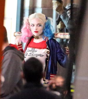 Imagen de Margot como novia de El Joker