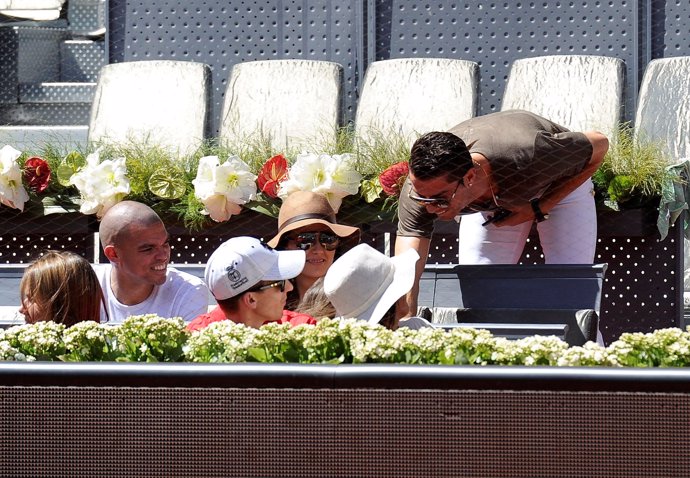 Cristiano Ronaldo en el Mutua Madrid Open