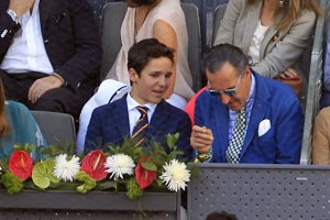 Álex González y Coronado, amigos fuera de 'El Príncipe' disfrutan del Tenis