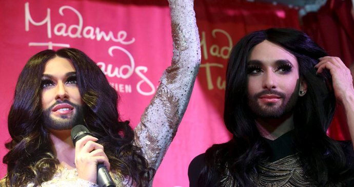 Conchita Wurst en el Madame Tussauds Viena 