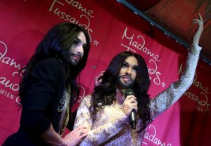 Conchita Wurst ya su doble de cera en el Madame Tussauds en Viena