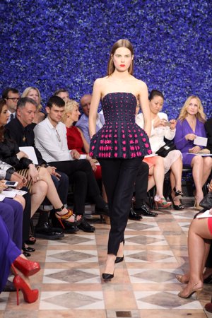 El desfile de Raf Simons para Dior en 2012