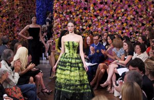 El desfile de Raf Simons para Dior en 2012