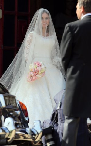 Geri Halliwell y su vestido de boda de ensueño de Alexander McQueen
