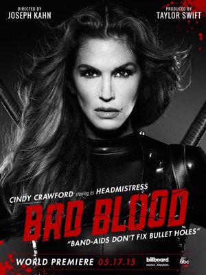 Cindy Crawford en Bad Blood de Taylor Swift