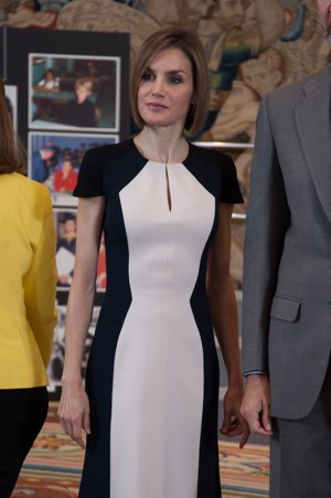 Letizia vuelve a brillar de la mano de Carolina Herrera New York