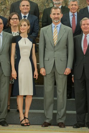 Letizia vuelve a brillar de la mano de Carolina Herrera New York