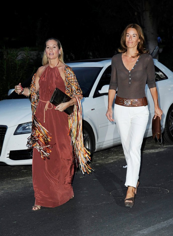 Fiona Ferrer y Naty Abascal en el nacimiento de Noah, el hijo de Vega Royo-Villanova