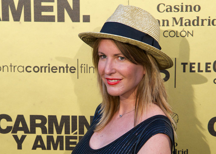 Vega Royo-Villanova en Madrid con el bautizo de su hijo Noah